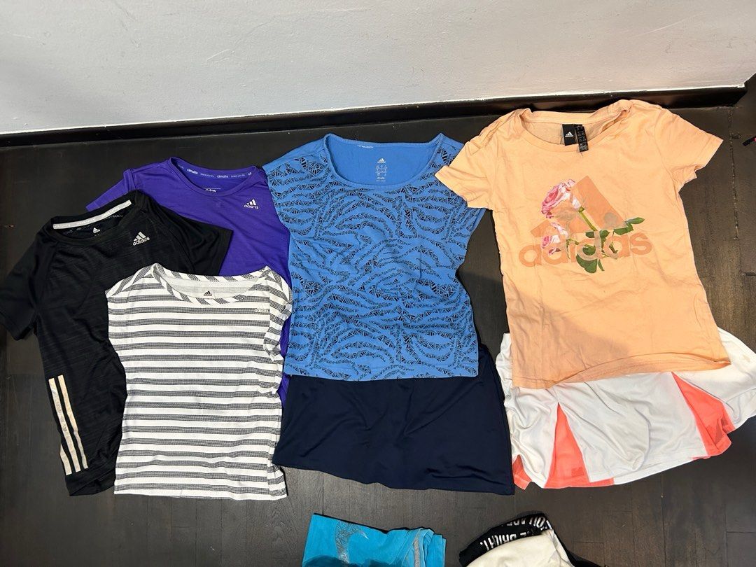 10 for all Sports Adidas shirts climacool climalite and artengo
