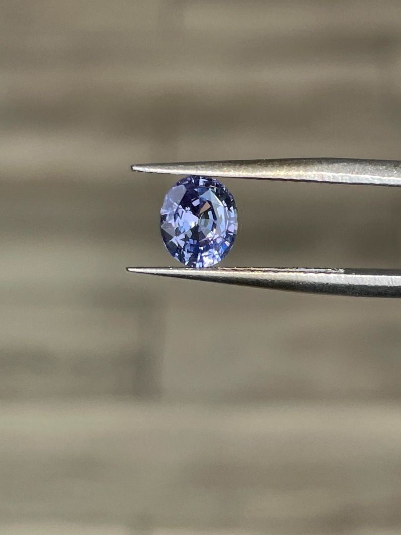 1.11ct Purplish Blue Sapphire Women s Fashion Jewelry