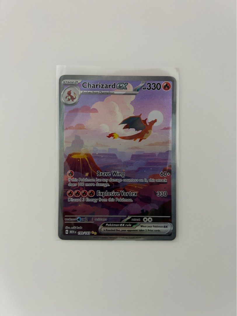 Charizard Ex Sir 199165 Pokemon Tcg Scarlet And Violet 151 興趣及遊戲 玩具 And 遊戲類 Carousell 