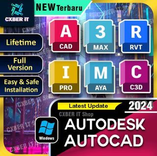 2024 Genuine Autodesk Autocad/Revit/Naviswork/3D Max/Inventor/Fusion 360/Autodesk software - Mac/PC