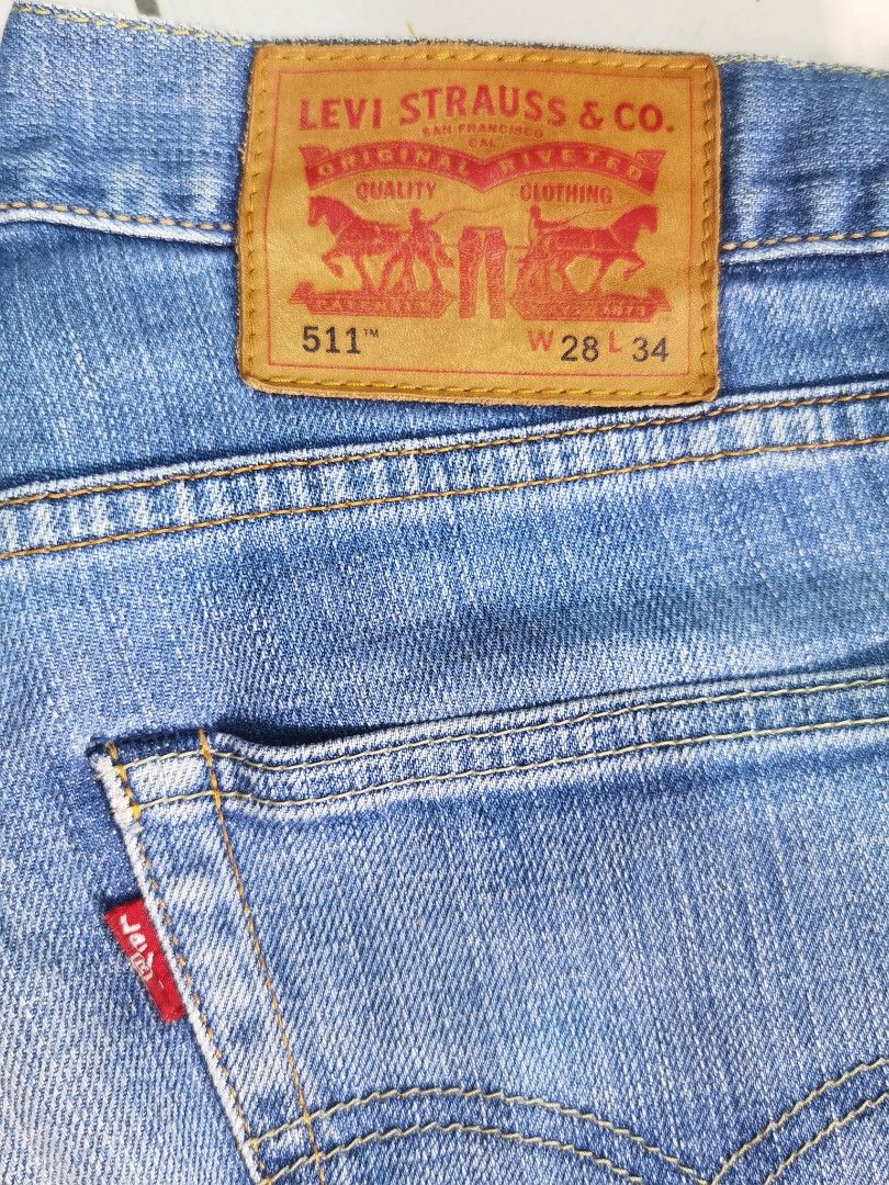 28 Levis 511 slim fit "japan", Men's Fashion, Bottoms, Jeans on Carousell