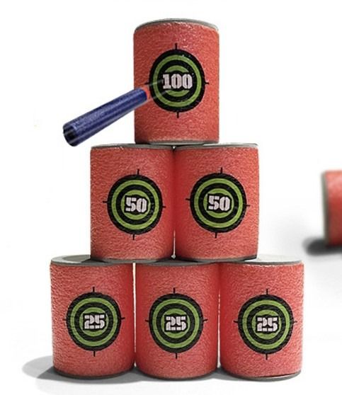 6pcs EVA Foam Targets for Gun Shoot Soft Bullet Target, Hobbies & Toys ...