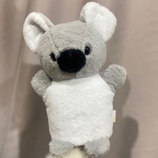超可愛🐨無尾熊手偶玩具動物手偶灰色無尾熊玩偶絨毛玩具コアラ人偶Koala toy