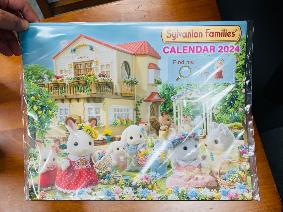 森林家族 2024月曆 Sylvanian Families Calendar 2024, 興趣及遊戲, 書本 & 文具, 雜誌及其他