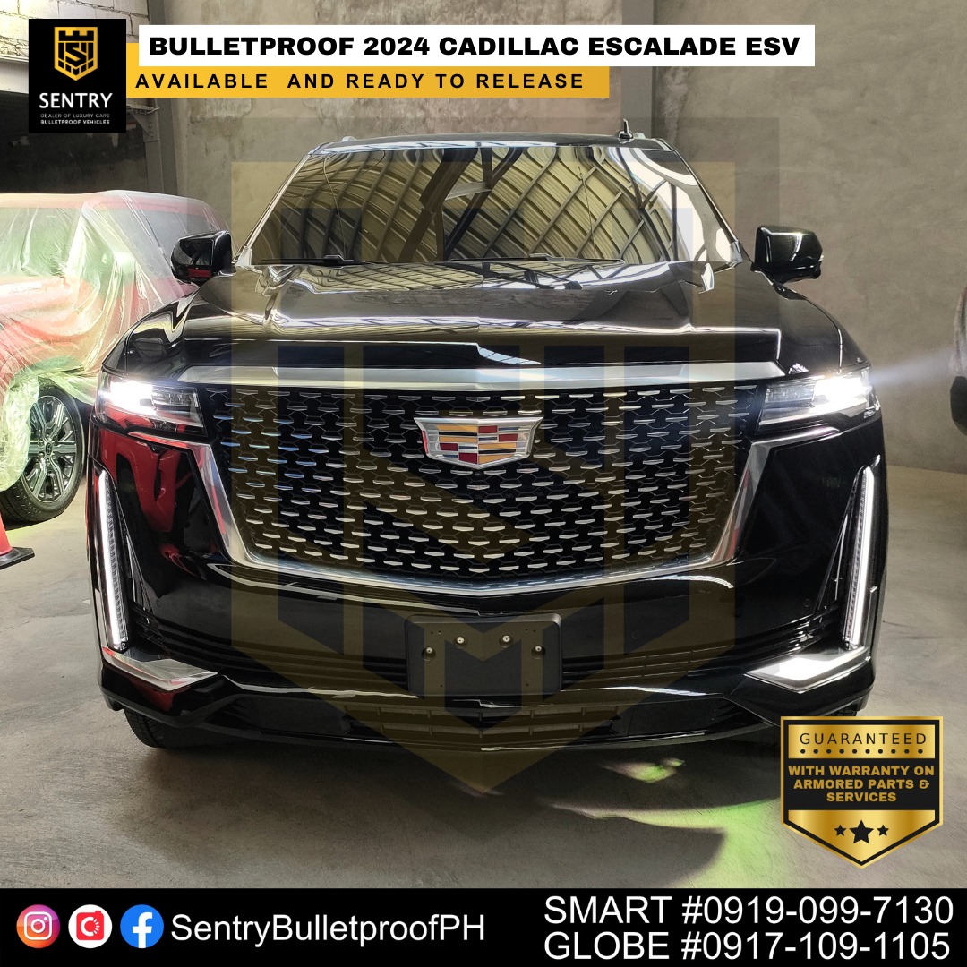 🛡️ 𝐁𝐔𝐋𝐋𝐄𝐓𝐏𝐑𝐎𝐎𝐅 2024 CADILLAC ESCALADE ESV VIP CAPTAIN SEATS (LEVEL 6) 🛡