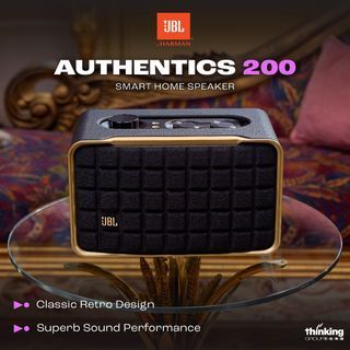 💥原裝行貨 門市交收 歡迎消費券💥 JBL Authentics 200 智能家居無線喇叭 (Wi-Fi 及藍牙連接功能