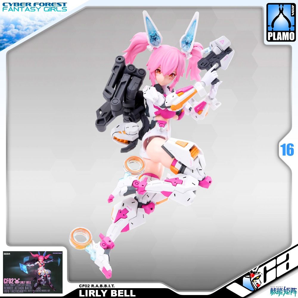 ✅𝐑𝐄𝐀𝐃𝐘 𝐒𝐓𝐎𝐂𝐊⭐️ NUKE MATRIX 核能矩阵 CYBER FOREST FANTASY GIRLS LIRLY BELL CF02 RABBIT PLASTIC MODEL ACTION TOY KIT VCAGUNDAM VCA GUNDAM SINGAPORE (Category: Gundam Model Kits) located in Singapore. Submitted by vcagundam.sg (Listing ID 1268752769, Image 3). Description: ⭐️ Nuke Matrix | LIRLY BELL CF02 RABBIT 🌐 𝗪𝗘𝗕𝗟𝗜𝗡𝗞 https://v.vcagundam.sg/JyoUwE Nuke Matrix's "Cyber Forest Fantasy Girls" posable figure model-kit lineup continues 