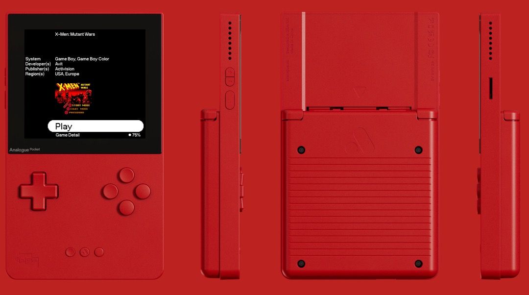 全新現貨Analogue Pocket - red (紅色）- Classic Limited Edition 可