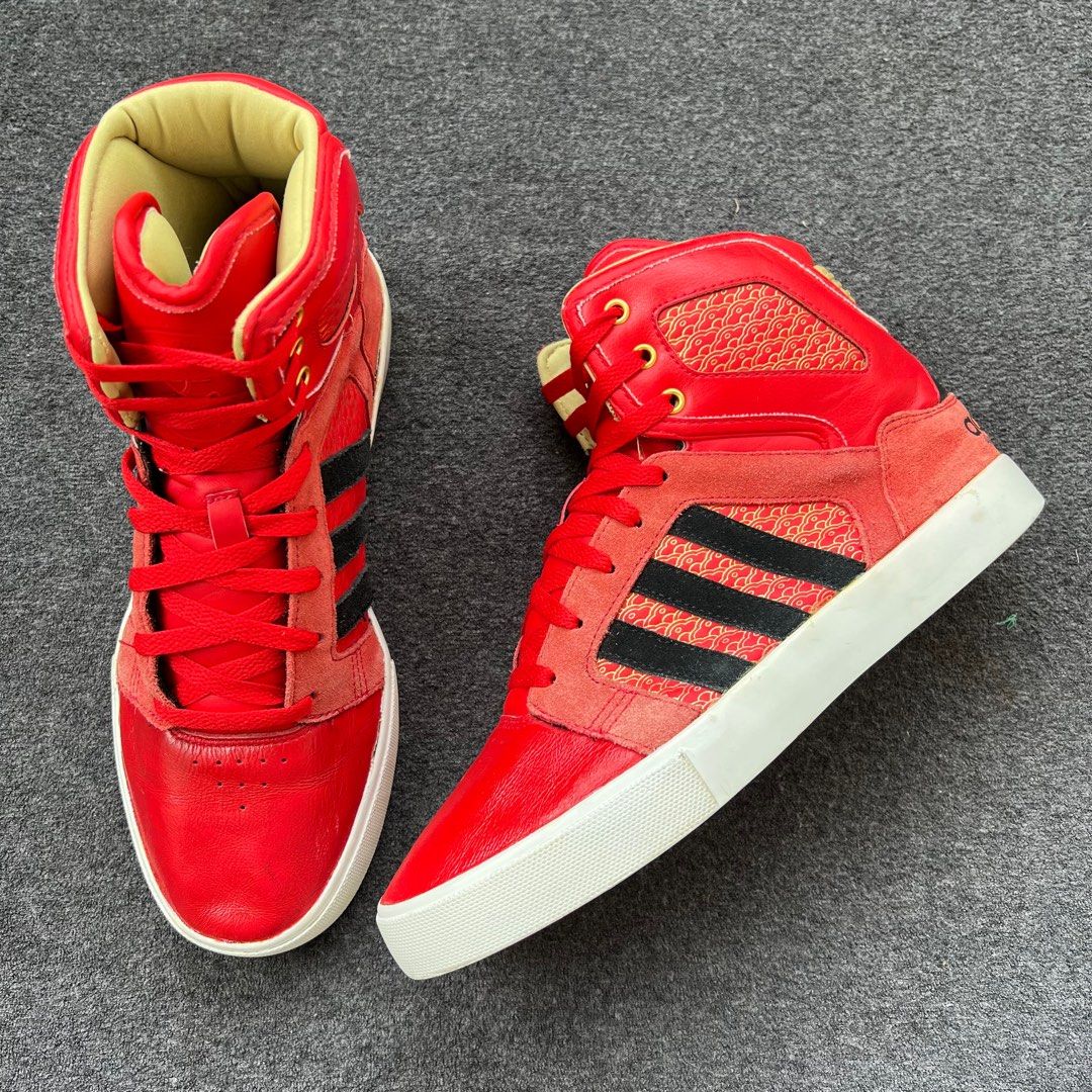 Adidas neo red sneakers deals