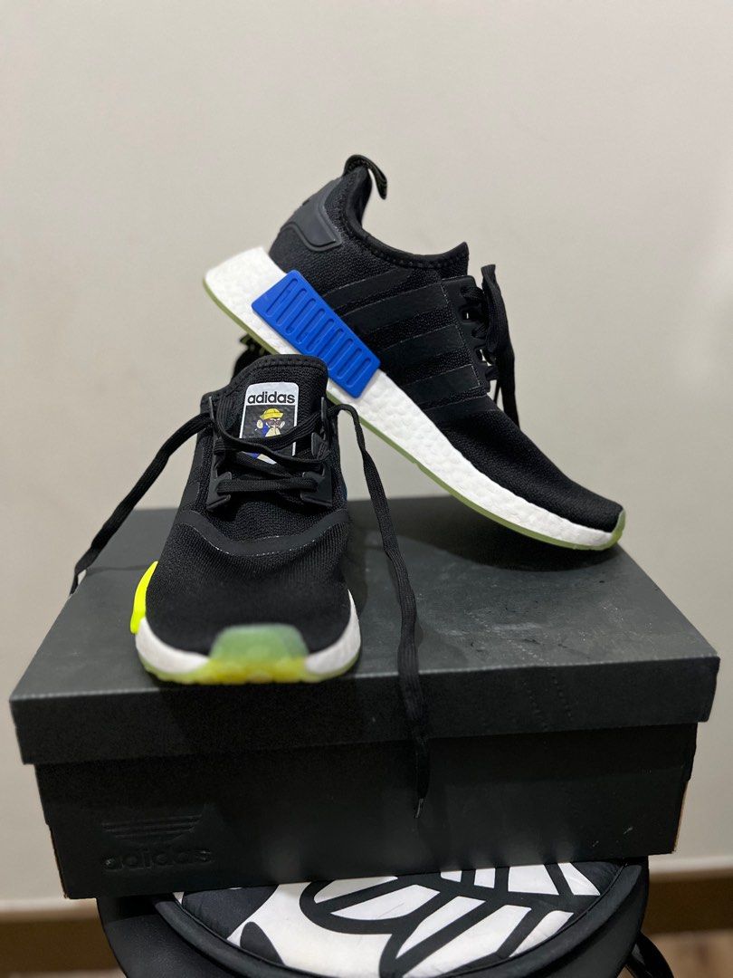 Adidas nmd r1 womens black indigo sales