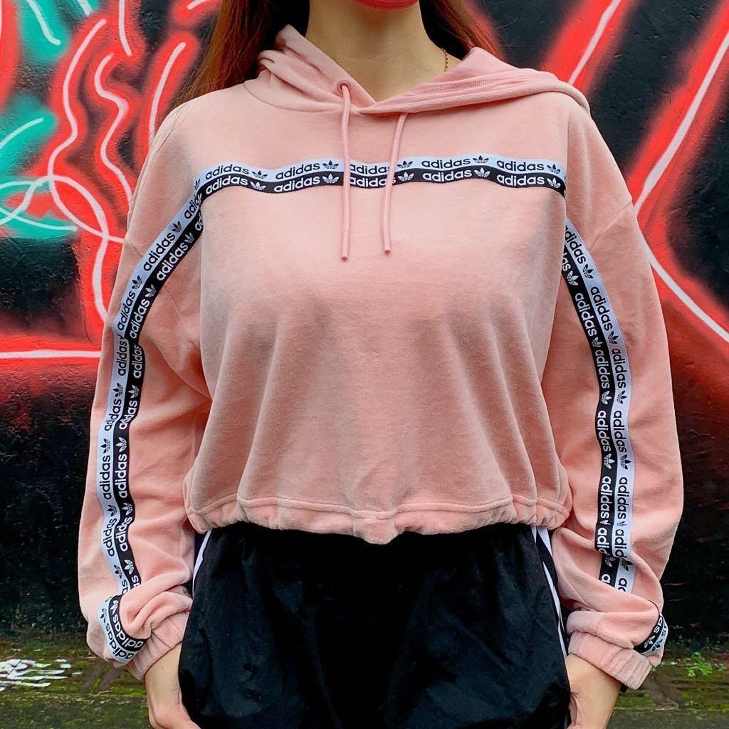 Adidas original pink hoodie clearance