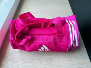 Pink adidas sports bag hotsell