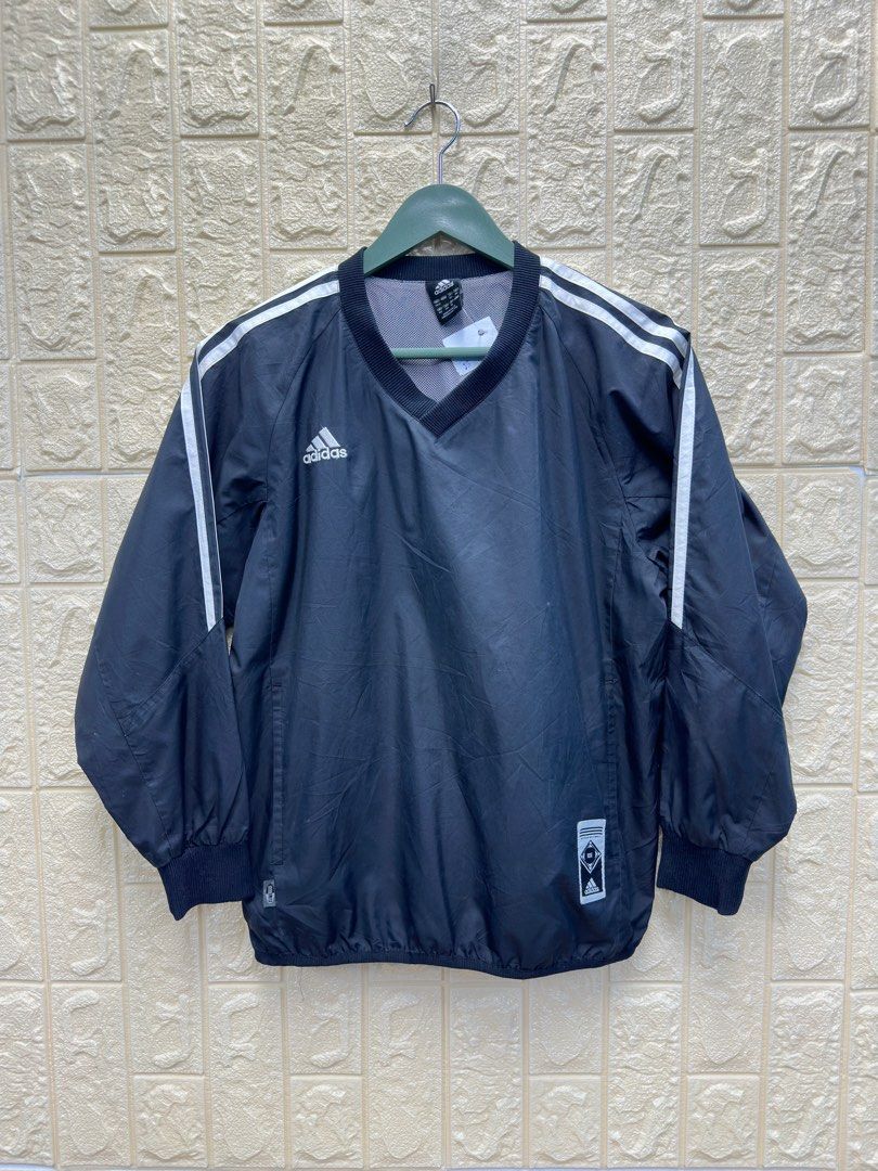 Adidas pullover windbreaker hot sale