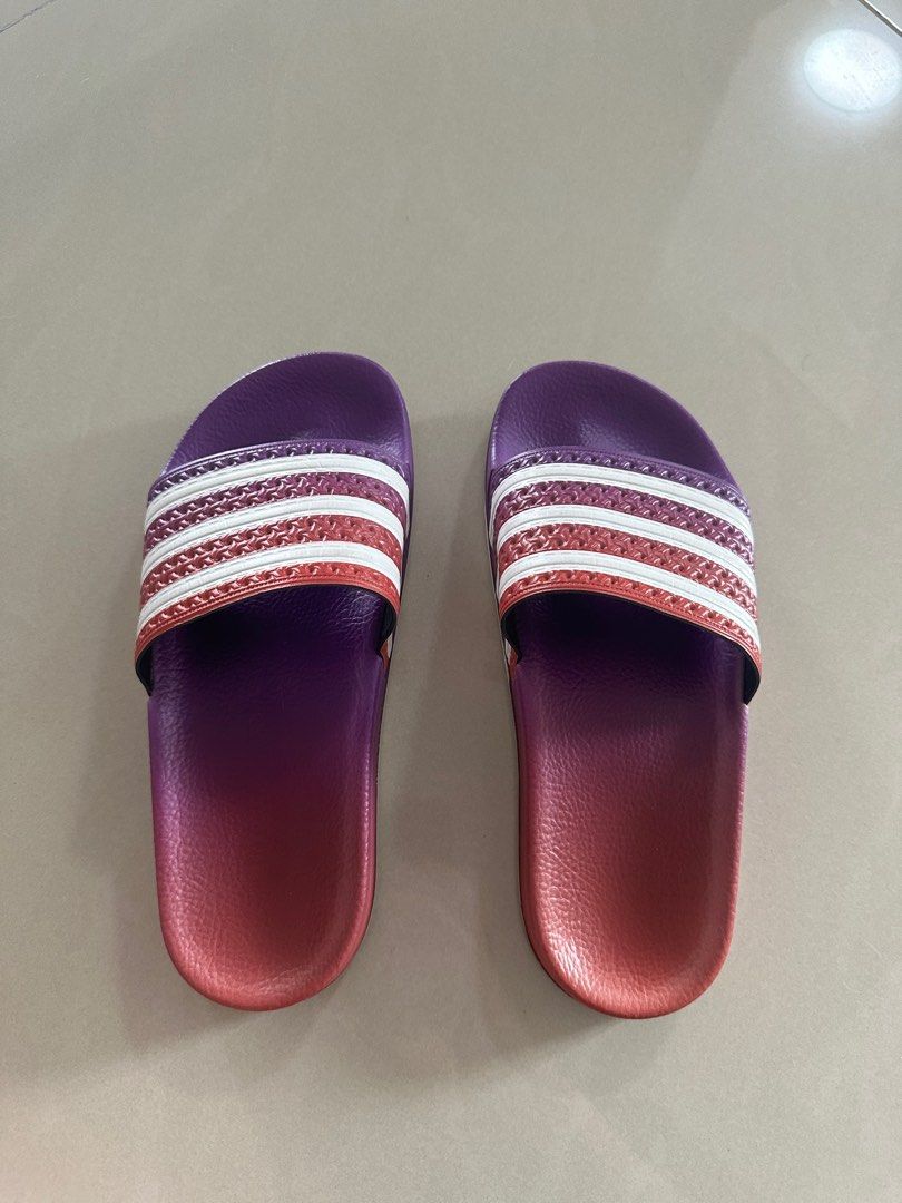 Adidas Slides Purple Adilette Slides