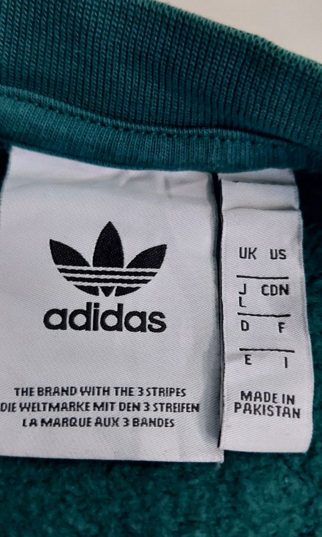 Adidas sweatshirt green size L Men s Fashion Coats Jackets and