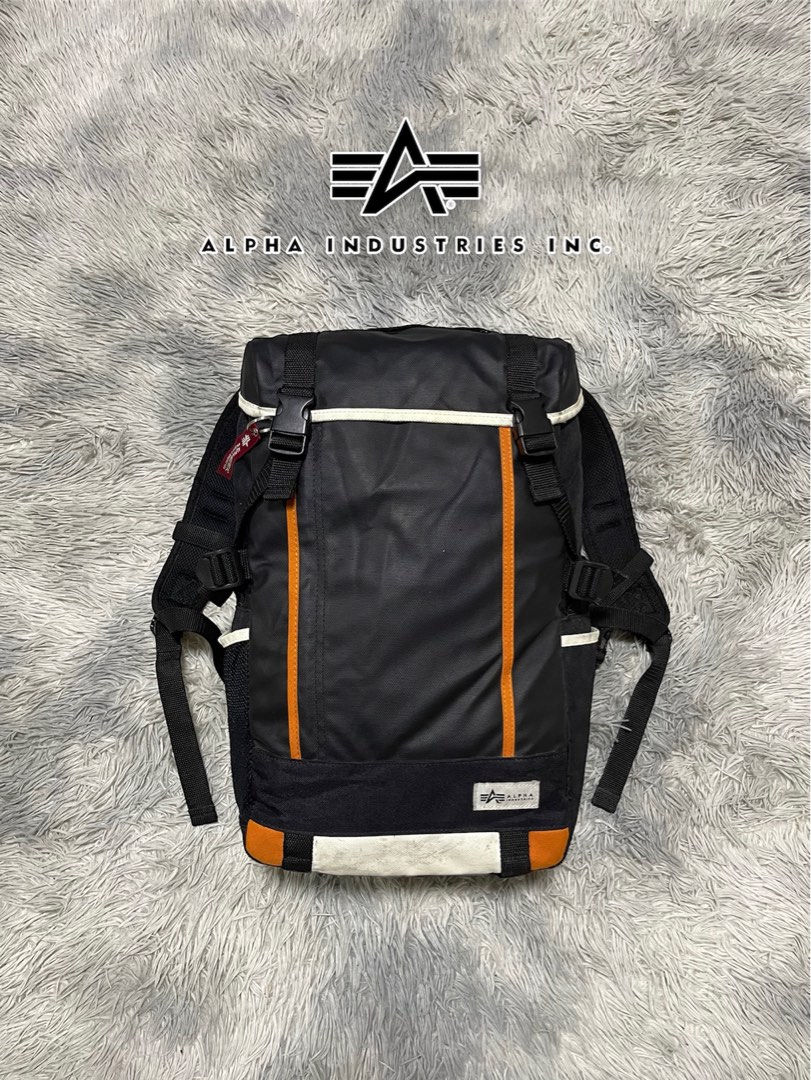 ALPHA INDUSTRIES Backpack, Men's Fashion, Bags, Backpacks on Carousell