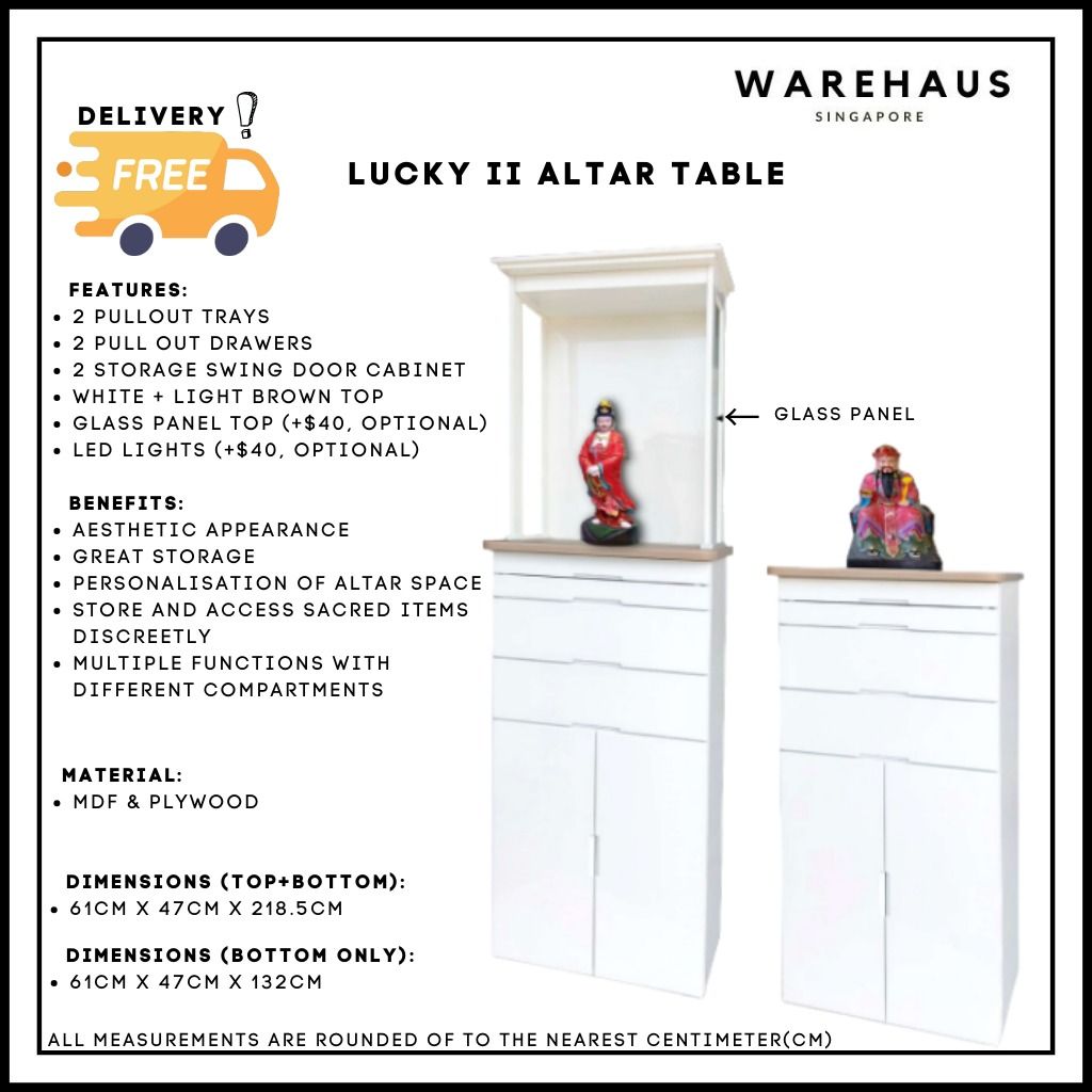 Altar Table, Furniture & Home Living, Furniture, Shelves, Cabinets ...
