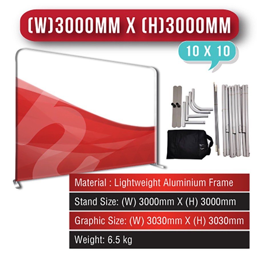 Aluminium Stand For Multipurpose Backdrop Photo Booth (Stand Only) 10ft