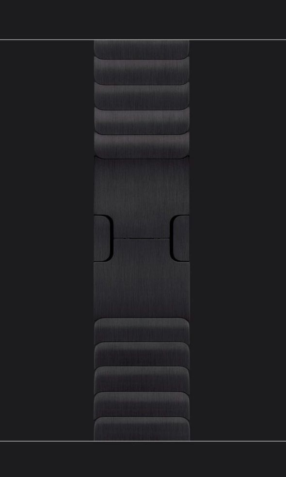 38mm Space Black Link Bracelet - Apple
