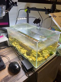 Aquarium Glass Fish Tank 45x25x20.5cm