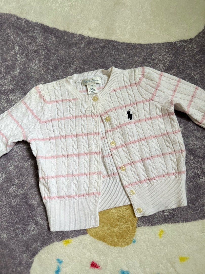 Auth Ralph Lauren Knit Cardigan Baby Girl