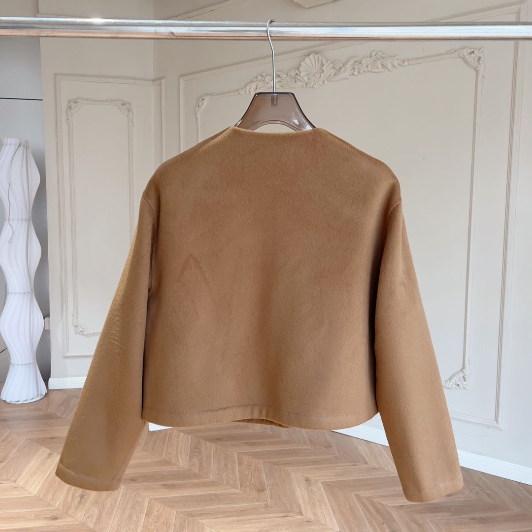 Authentic celine Double sided Cashmere Short Coat Women s Fashion