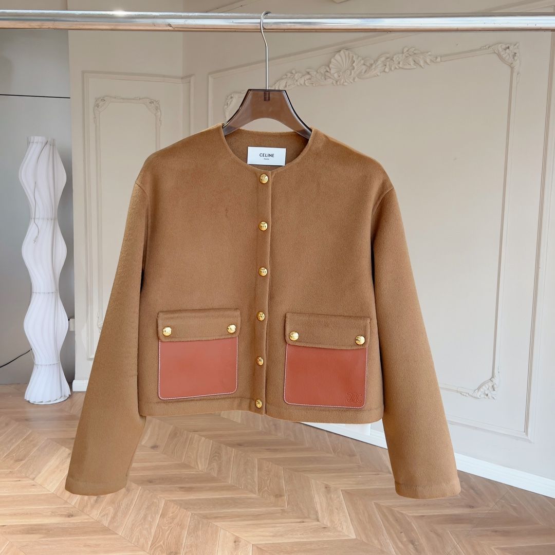 Authentic celine Double sided Cashmere Short Coat Women s Fashion Coats Jackets and Outerwear on Carousell