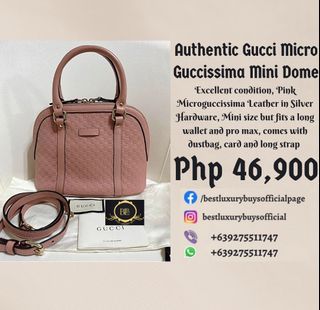 Authentic Gucci MicroGuccissima Mini Dome Two way Bag
