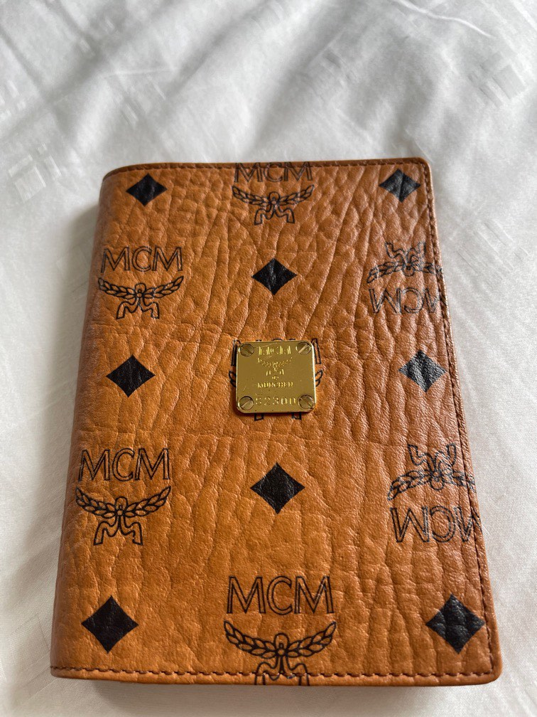 Authentic MCM Passport Case, Luxury, Bags & Wallets on Carousell