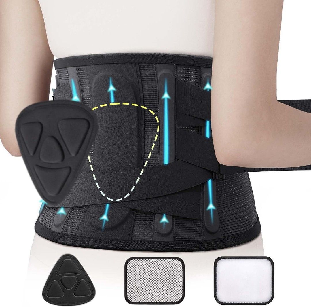 Back Brace for Men and Women Lower Back Pain Relief, Adjustable