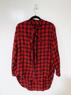 ⚜️Balenciaga - Asymmetrical plaid shirt x BTS Suga