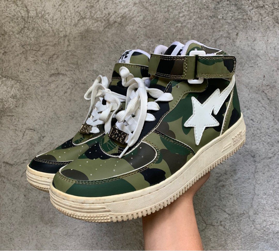 bapesta mid camo