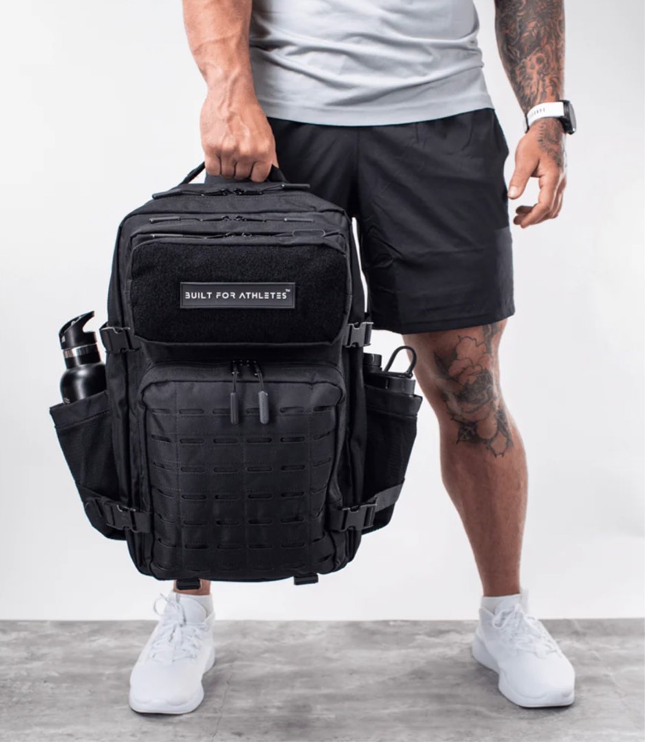 Pre order BFA Built For Athletes Black Gym Backpack Hero 2.0, Men's