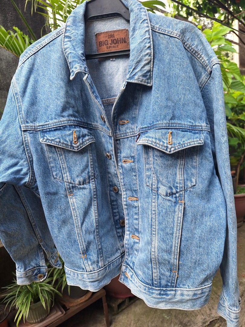 Big John Denim Jacket Men s Fashion Coats Jackets and Outerwear on Carousell