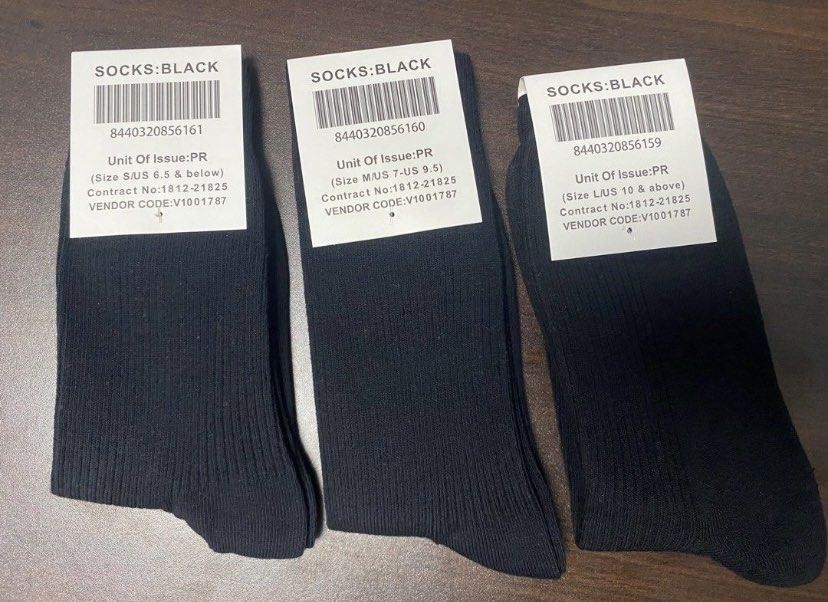 Black Formal Socks, Men's Fashion, Watches & Accessories, Socks on