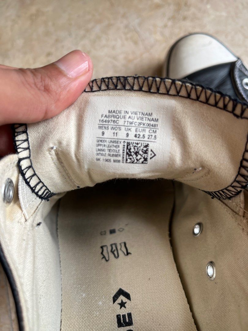 Mens sales laceless converse