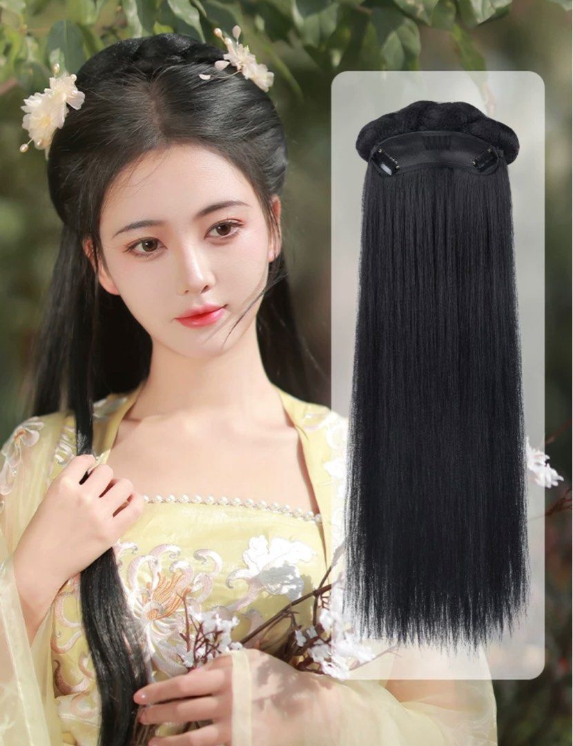 70 cm deals black wig