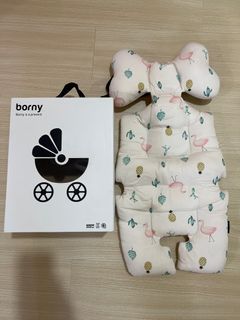 LAST PRICE!!! Borny Baby Stroller car seat Liner Padding seat pad babies pineapple flamingo cactus