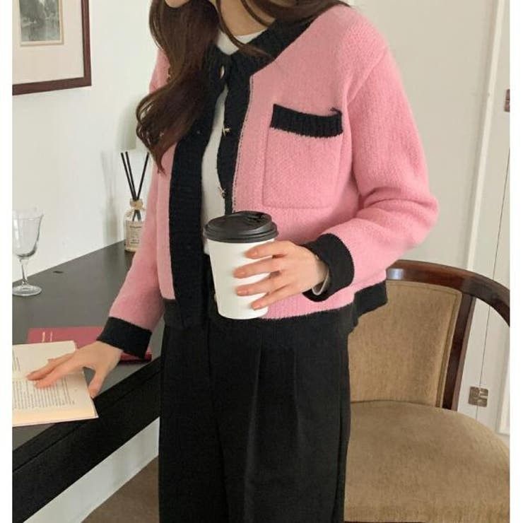 BP Colorblock cropped knit cardigan FREE MAIL Women s Fashion Tops Longsleeves on Carousell