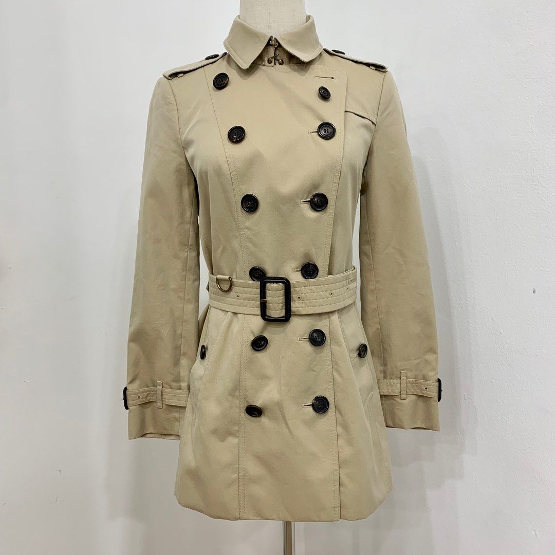 Sandringham short discount trench coat