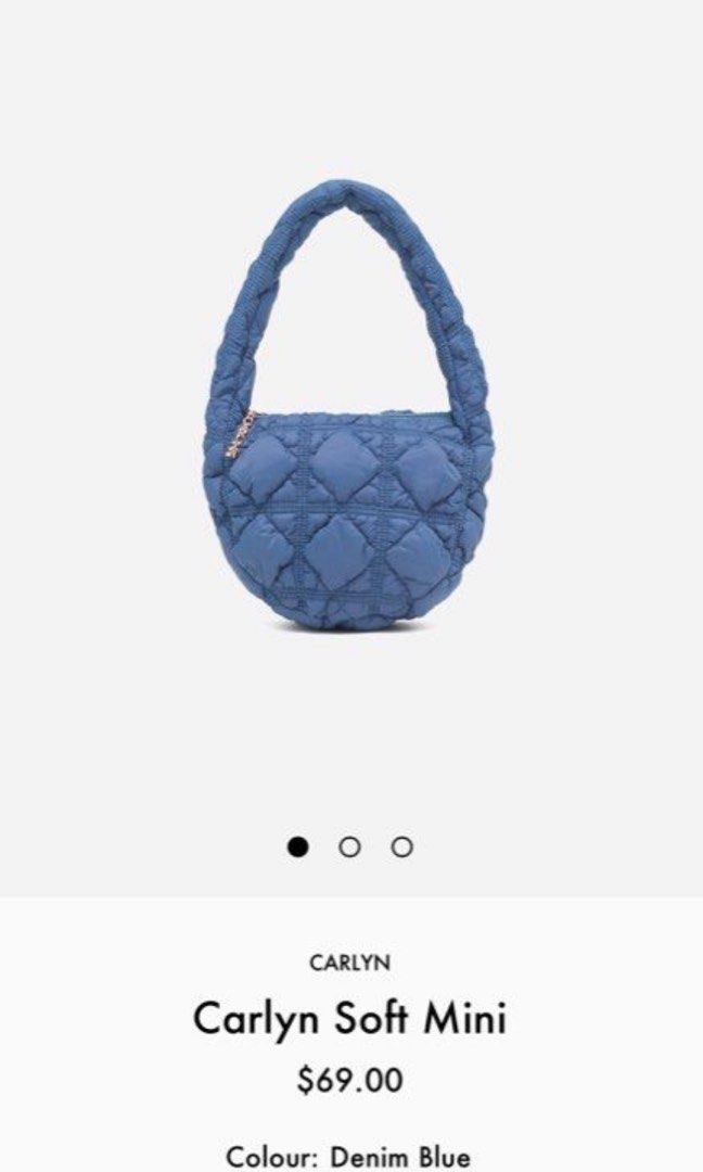 Carlyn Soft Mini Blue, Women's Fashion, Bags & Wallets, Purses