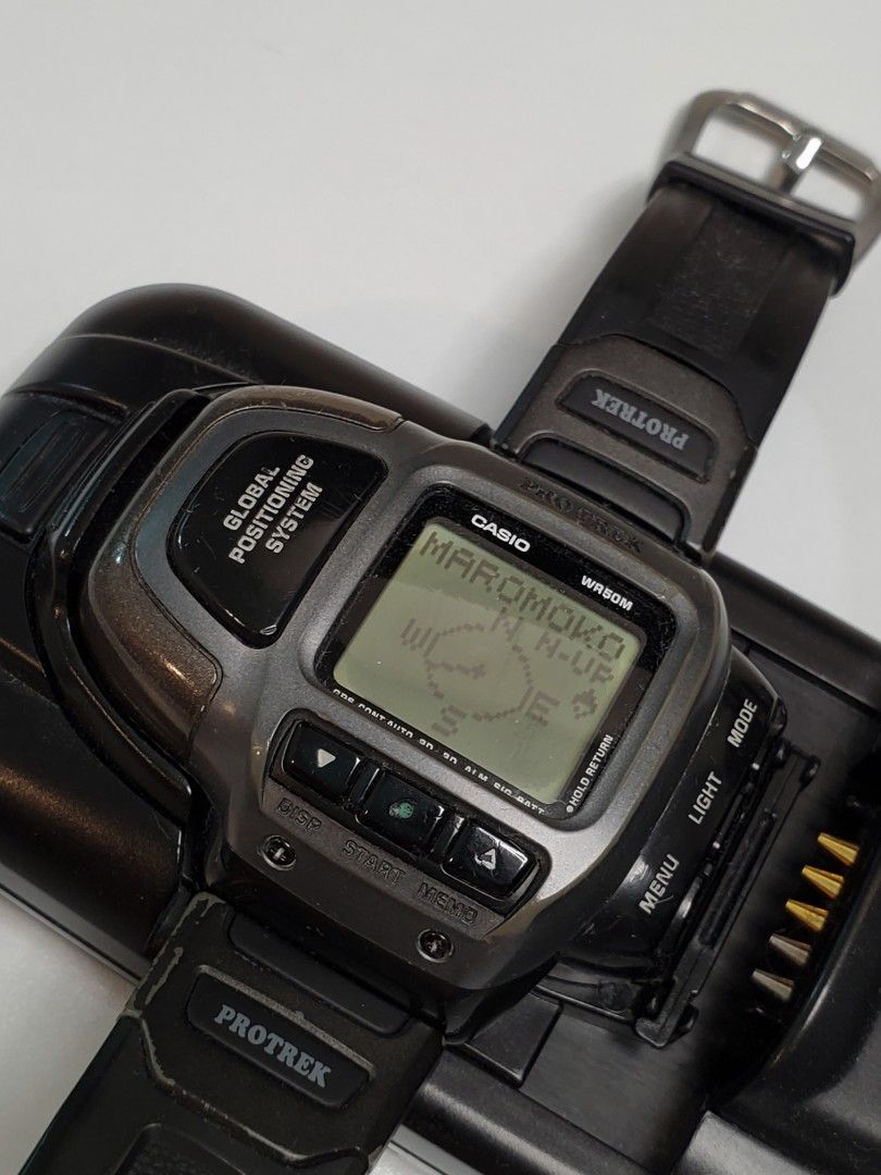 CASIO PROTREK PRT-2GPグレー Casio PRO TREK PRT-2GP Module 2240 Quartz Vintage Watch For