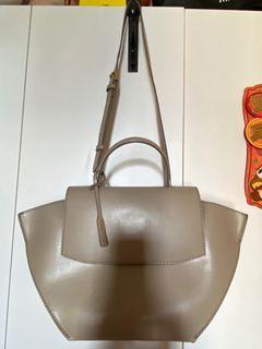 Charles & Keith 大象灰手提袋/斜孭袋