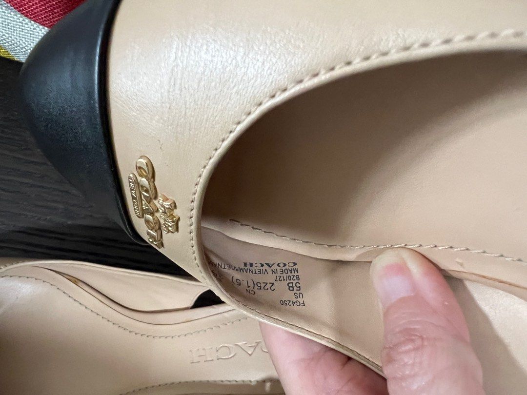 Coach loafers cheap clearance