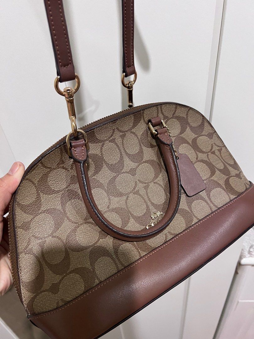 Coach mini on sale sierra satchel oxblood