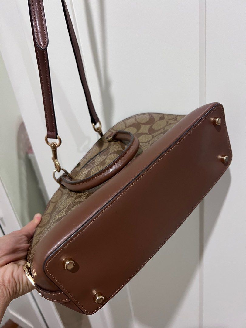 Mini sierra satchel in signature best sale leather