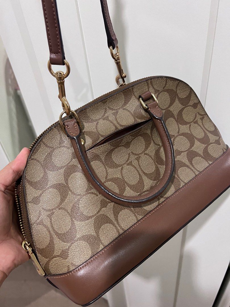 Mini sierra satchel in signature leather deals