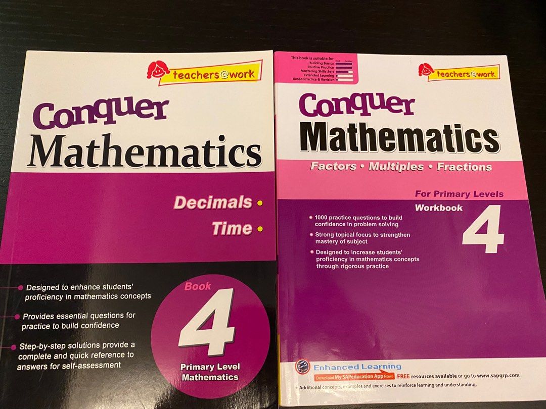 Conquer Mathematics for Primary Level, Hobbies & Toys, Books ...