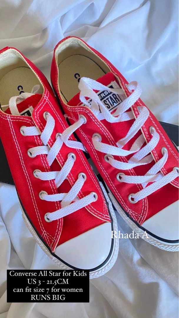 Are converse big on sale fitting