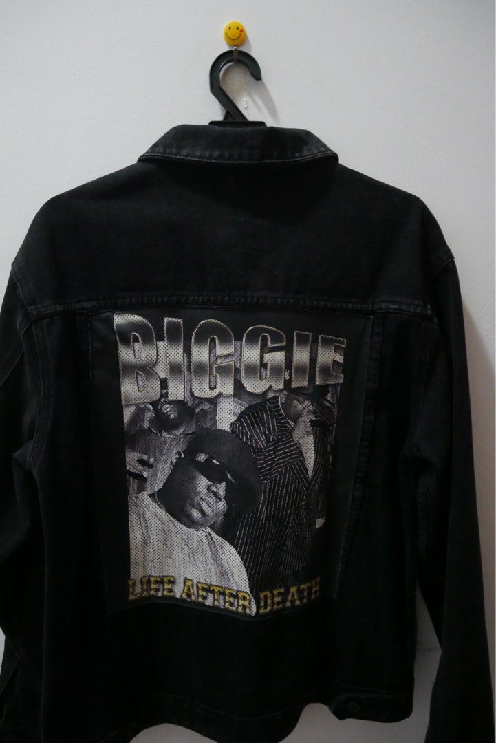 Cotton On Biggie Notorious B I G Denim Jacket Men s Fashion